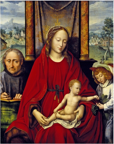 Marcellus Coffermans The Holy Family with an Angel